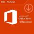 Microsoft Office Professional 2019 - ESD, For 1 PC/Mac, Electronic Software Download Version (Product Key Issued By Email) Microsoft Office Professional 2019 - ESD, For 1 PC/Mac, Electronic Software Download Version (Product Key Issued By Email)
